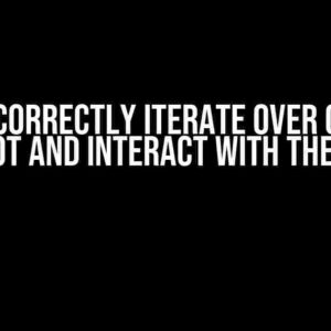 How to Correctly Iterate Over Childs in Slot and Interact with Them?